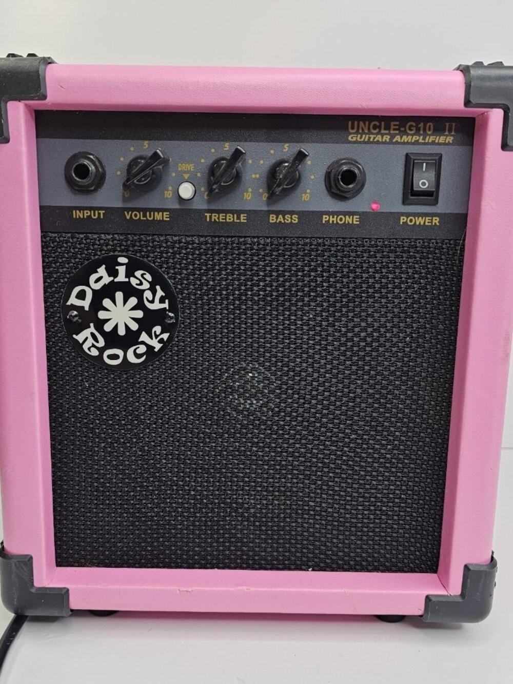 Daisy Rock Pink Guitar Amplifier Model UNCLE-G10 Amp 1/4" Input